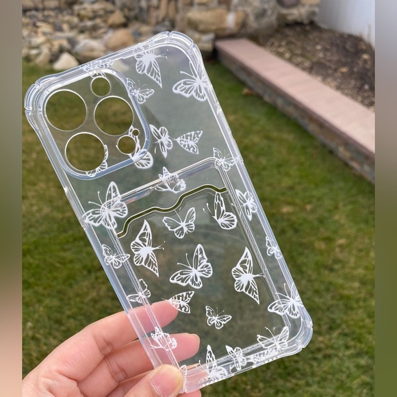 Butterfly printed iPhone 14 pro Max phone case - Picture 3 of 3